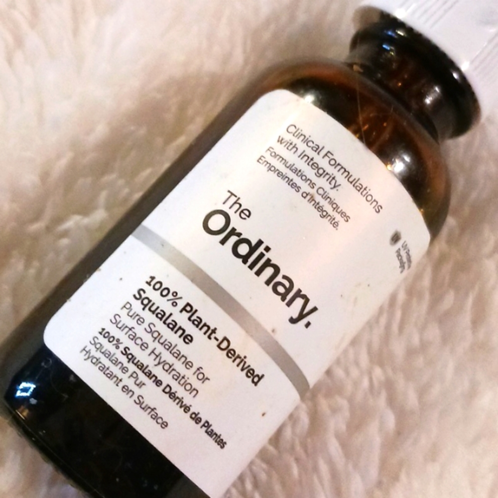Bottle of 100% squalene by the ordinary
